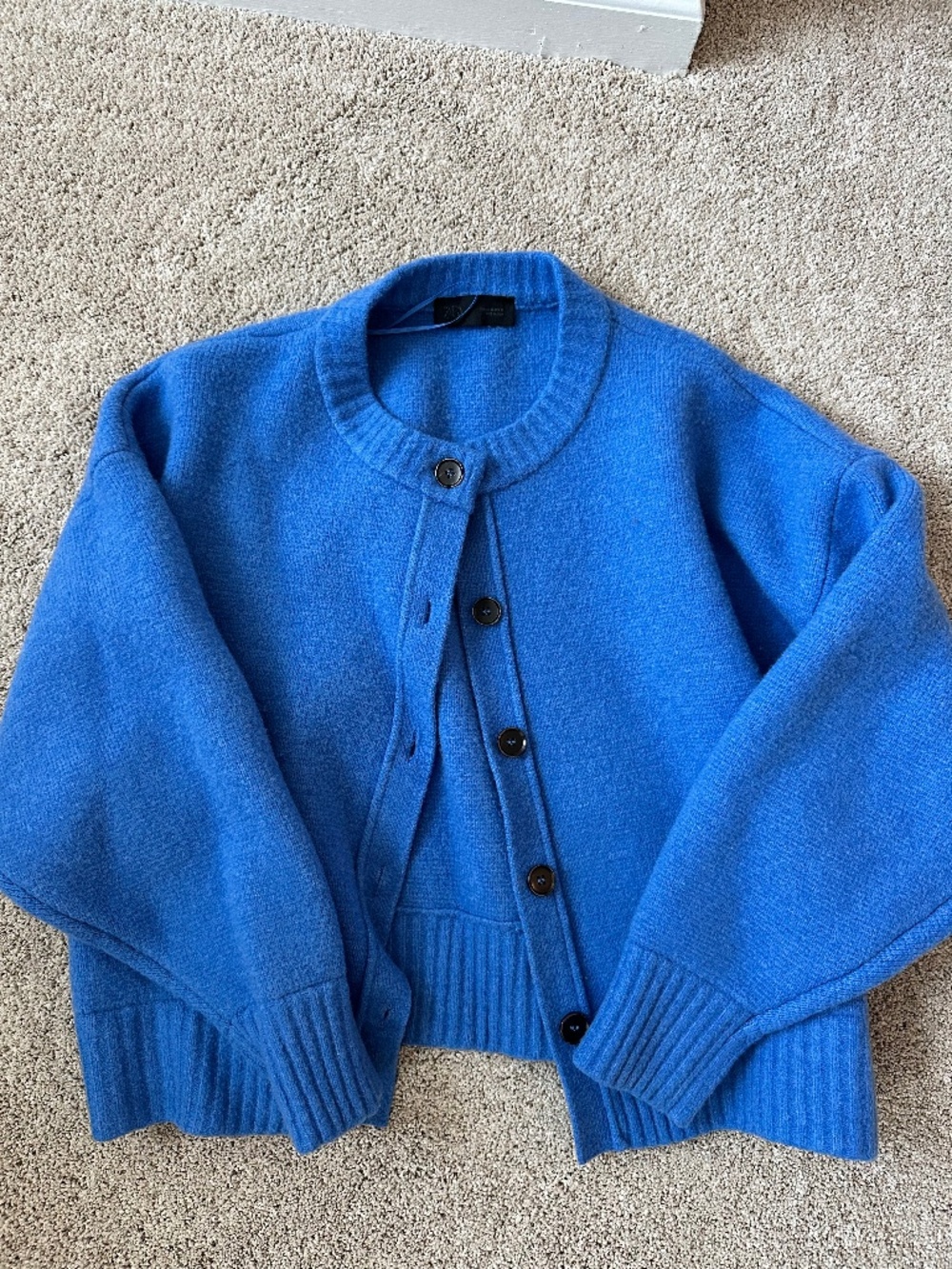 ZARA Blue Cardigan